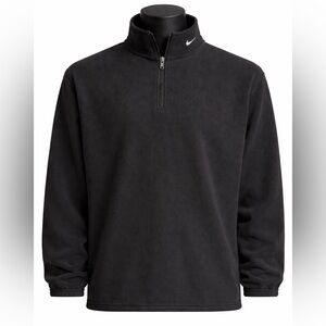 Nike Men's Dark Gray Zip-Up Sweater
